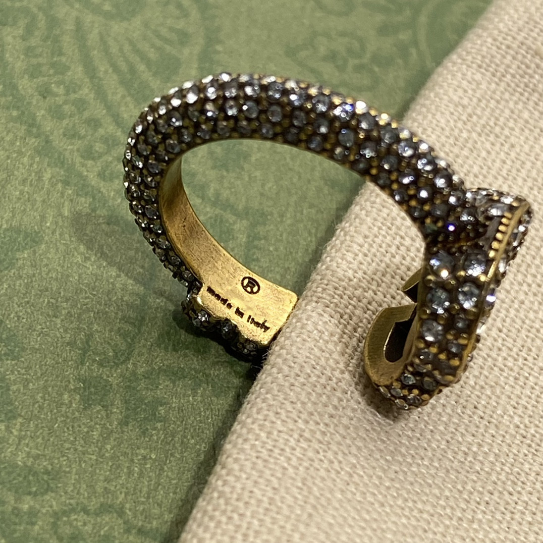 Fashion Designer Gold Ring For Women Gift Stones Jewelry Supply