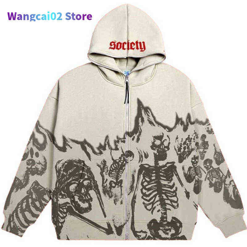 Men' Hoodies Sweatshirts Y2K Men Hoodies Autumn Retro Skeleton Print Zipper Oversized Sweatshirt Streetwear Harajuku High Street 011023H, Ea01123-dark grey
Men' Hoodies Sweatshirts Y2K Men Hoodies Autumn Retro Skeleton Print Zipper Oversized Sweatshirt Streetwear Harajuku High Street 011023H, Ea01123-dark grey