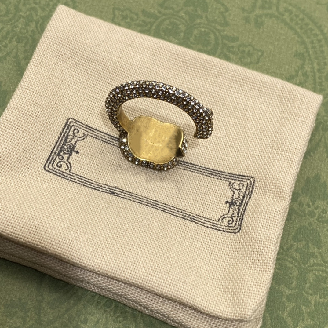 Fashion New Gemstone Ring Fashion Ring Designer Ring Gold Ring for Women Gift Stones Jewelry Supply