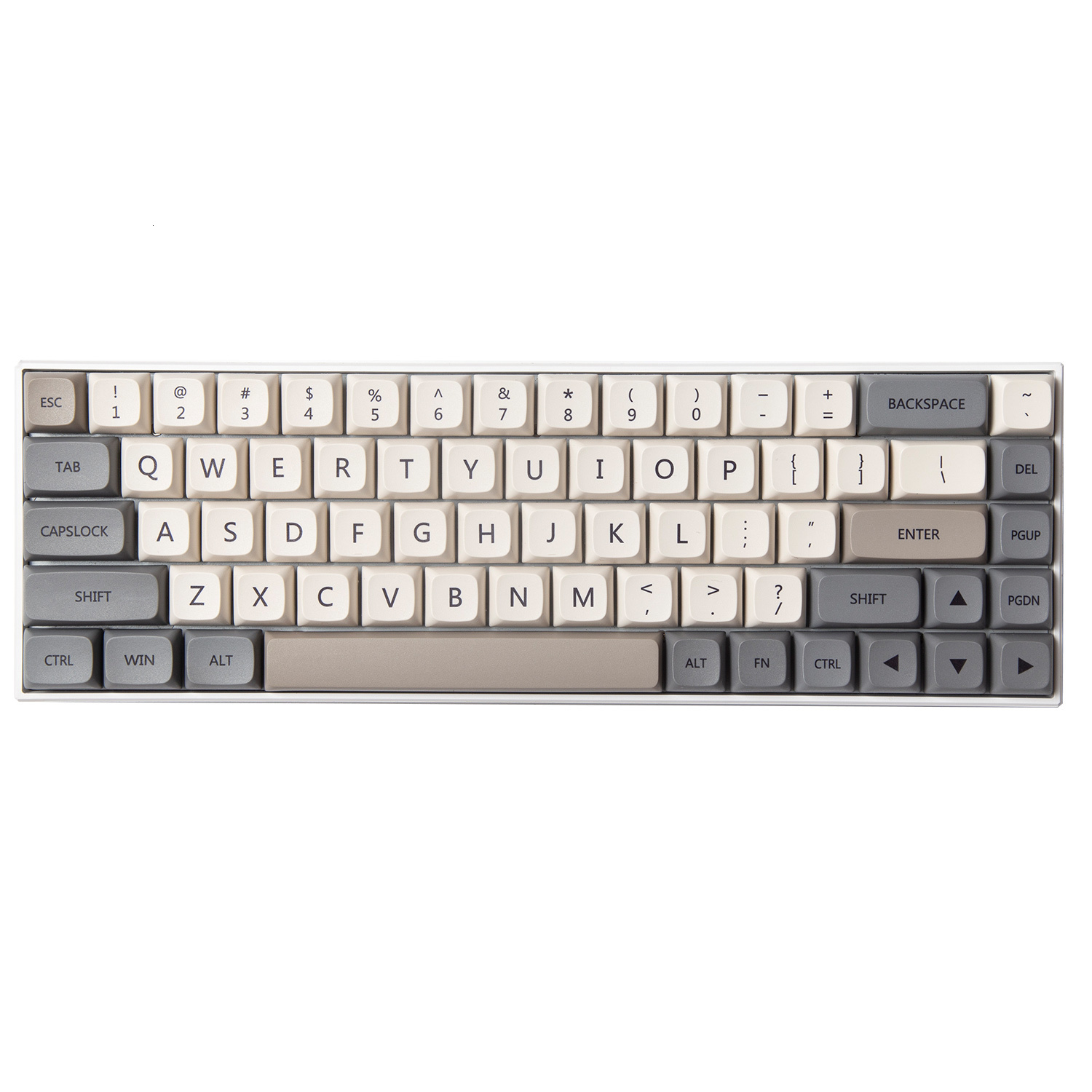 Keyboards XDA Profile 120 PBT Keycap DYESUB Personalized Minimalist White Gray English Japanese For Mechanical Keyboard MX Switch 230109