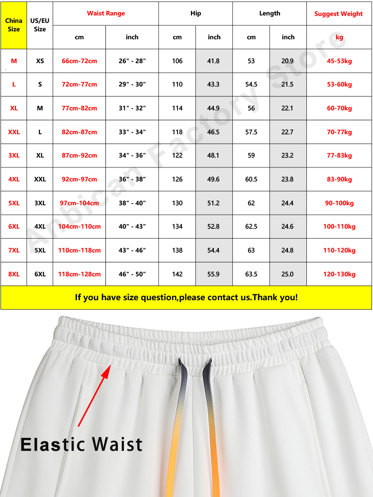 Men's Shorts Summer Baggy Sweatshorts Hip Hop Streetwear Loose Jogger Short Straight Cotton Casual Plus Size 6XL 7XL 8XL 230130