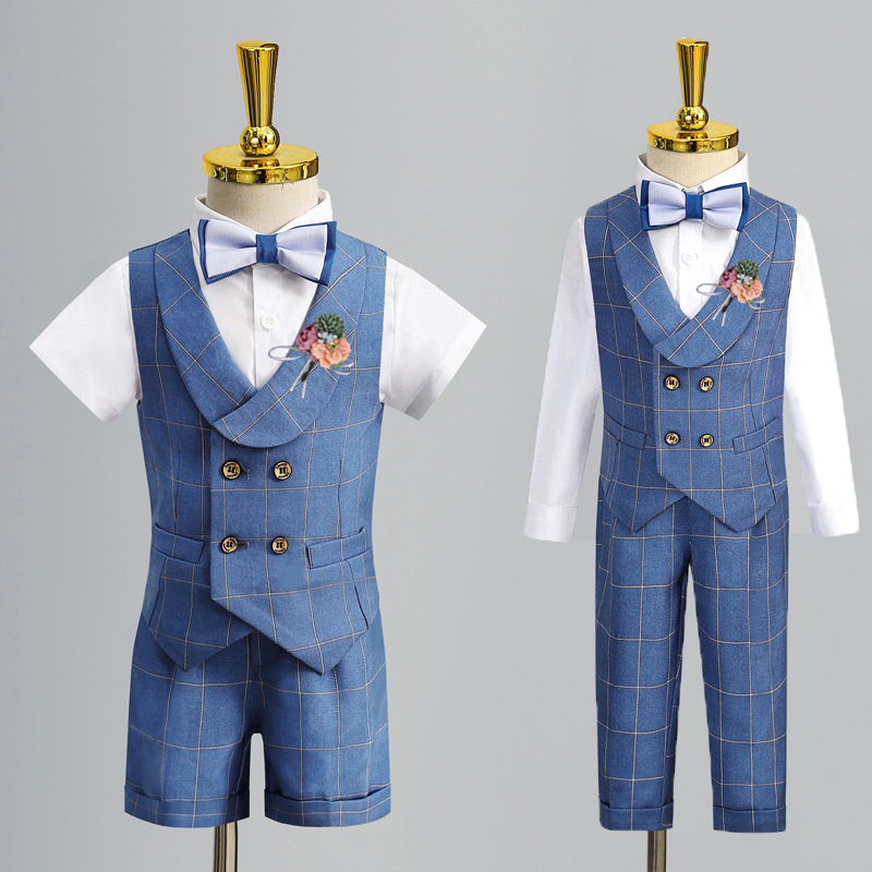 Clothing Sets Child Formal Vest Suit Set Boy Summer Autumn Wedding Baby First Birthday Piano Performance Costume Kids Waistcoat Shorts Clothes 230110, Vest shorts 3pcs
Clothing Sets Child Formal Vest Suit Set Boy Summer Autumn Wedding Baby First Birthday Piano Performance Costume Kids Waistcoat Shorts Clothes 230110, Vest shorts 3pcs