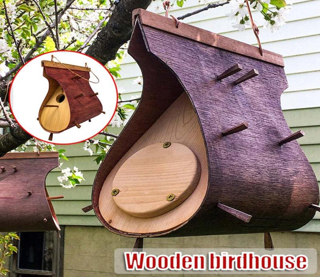 Bird Cages Finch Pinch Birdhouse For Outside Handmade Wood Nest Cage Outdoor Exterior Garden Yard Hanging Decoration
Bird Cages Finch Pinch Birdhouse For Outside Handmade Wood Nest Cage Outdoor Exterior Garden Yard Hanging Decoration