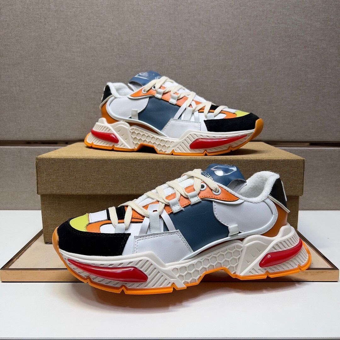 Brand leisure men's shoes of high quality leather stitching color thick bottom fashion sports shoes
Brand leisure men's shoes of high quality leather stitching color thick bottom fashion sports shoes
