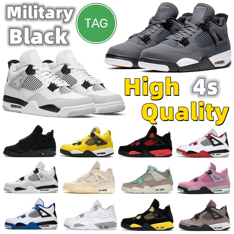 Jumpman 4s Basketball Shoes Women Men 4 Military Black Cat White Oreo Fire Red Thunder Sail University Grey Pure Money Purple Metallic Sports Sneakers, 19
Jumpman 4s Basketball Shoes Women Men 4 Military Black Cat White Oreo Fire Red Thunder Sail University Grey Pure Money Purple Metallic Sports Sneakers, 19