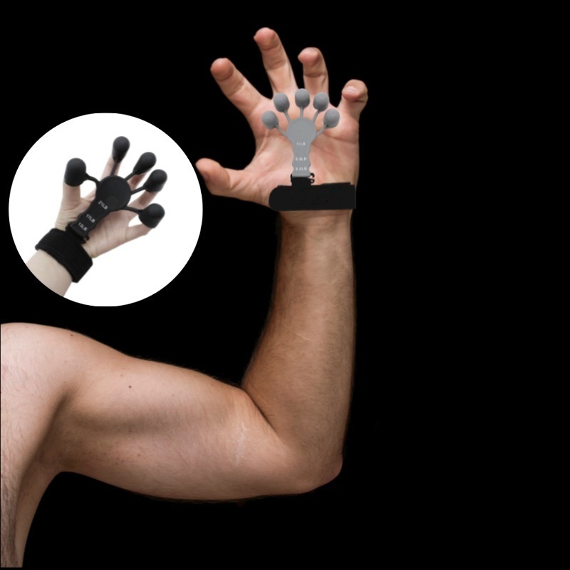 Hand Grips Finger Exerciser Guitar With 6 Resistant Levels Recovery Physical Equipment Strengthener For Patients 221130