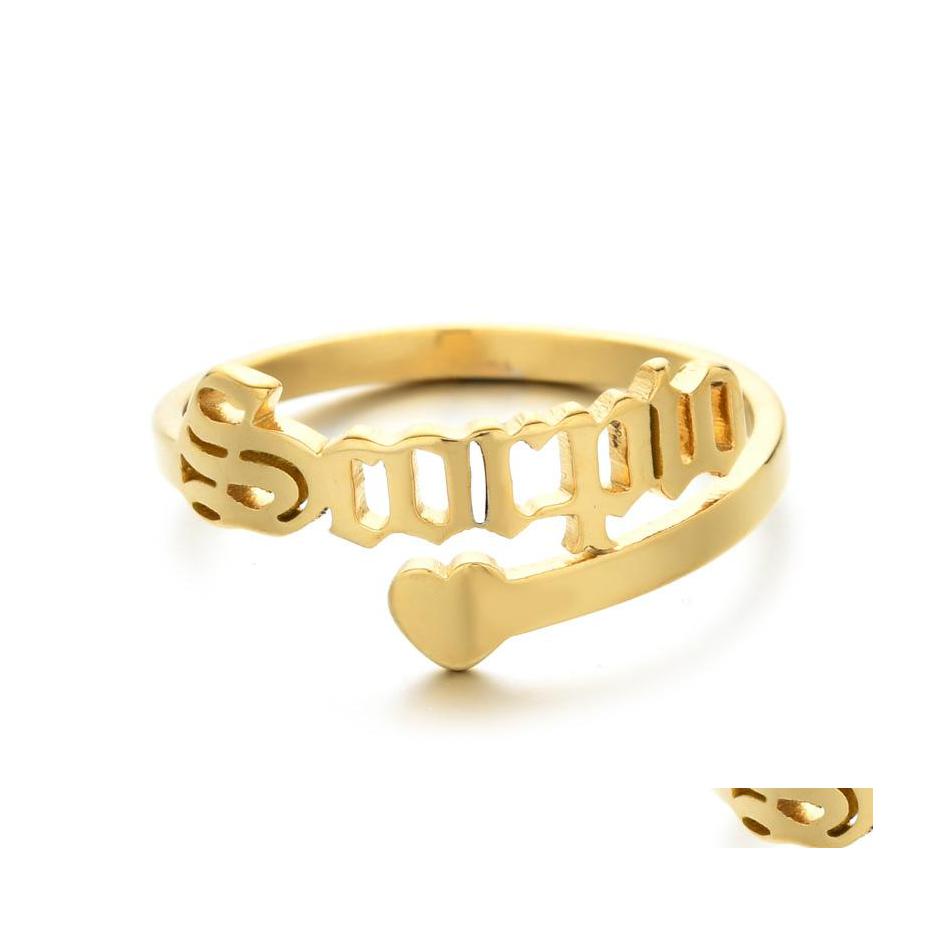 Band Rings Adjustable Heart Stainless Steel 12 Constellations Letter Ring For Woman Opening Wedding Zodiac Finger Birthday Jewelry D Dhkzv
Band Rings Adjustable Heart Stainless Steel 12 Constellations Letter Ring For Woman Opening Wedding Zodiac Finger Birthday Jewelry D Dhkzv