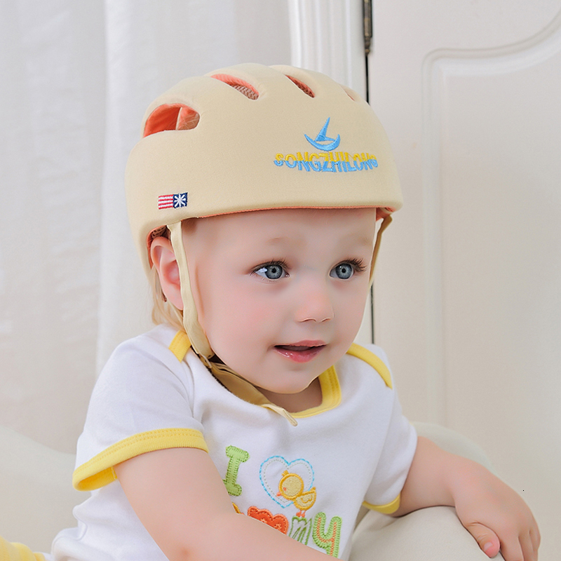 Caps Hats Baby Helmet Safety Protective Helmet For Babies Girl Cotton Infant Protection Hats Children Cap For Boys Girls Capacete Infantil 230111
