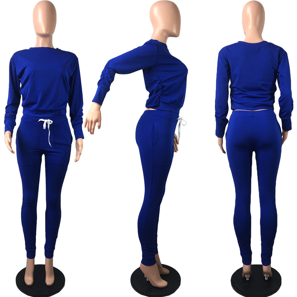 Designer Fall Winter Women Tracksuits Long Sleeve Outfits Pullover Sweatshirt pants Two Piece Sets Outwork Sportswear Casual Jogger suits Solid Sweats