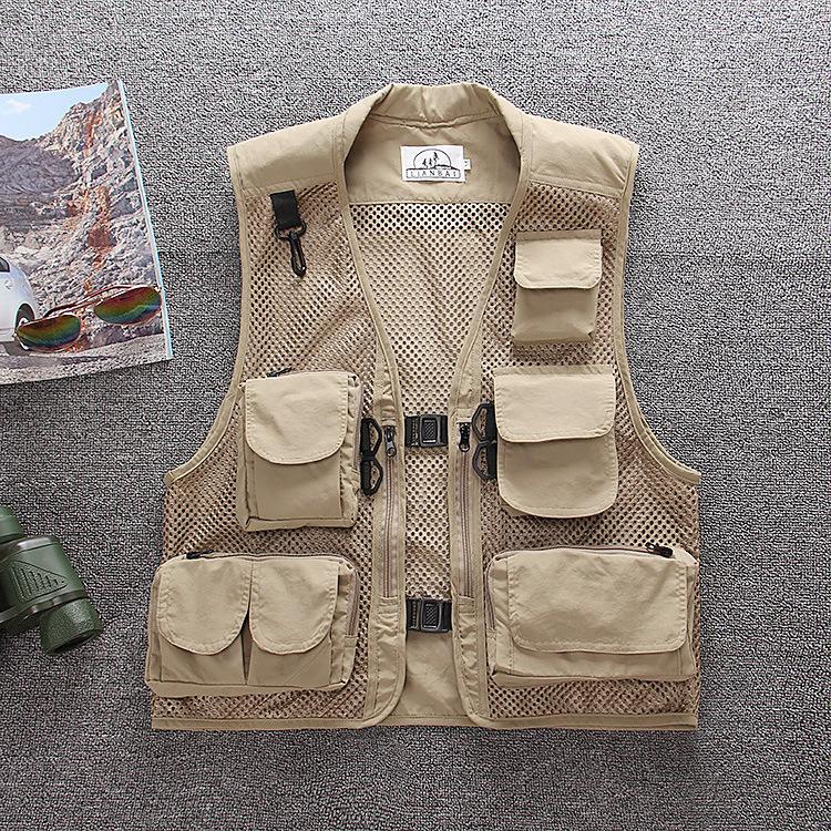 Men's Vests Summer Outdoor Men Vest Mesh Tooling Multi-pocket Pography Fishing Volunteer Thin Waistcoat Sleeveless Jacket Casual, 05
Men's Vests Summer Outdoor Men Vest Mesh Tooling Multi-pocket Pography Fishing Volunteer Thin Waistcoat Sleeveless Jacket Casual, 05