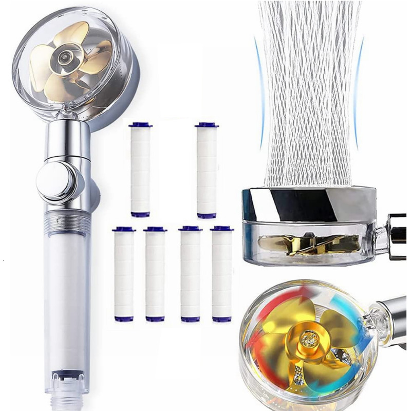Bathroom Shower Heads Filter High Pressure Water Saving Rainfall 360 Degrees Rotating Tornado With Small Fan Handhold 230110
Bathroom Shower Heads Filter High Pressure Water Saving Rainfall 360 Degrees Rotating Tornado With Small Fan Handhold 230110