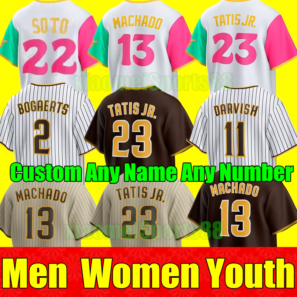 2023 S-4XL Fernando Tatis Jr Jersey Baseball XANDER BOGAERTS SAN DIEGO JUAN SOTO MANNY MACHADO KIM CRONENWORTH PADRES JURICKSON PROFAR YU DARVISH JOSH HADER Jerseys, As shown in illustration
2023 S-4XL Fernando Tatis Jr Jersey Baseball XANDER BOGAERTS SAN DIEGO JUAN SOTO MANNY MACHADO KIM CRONENWORTH PADRES JURICKSON PROFAR YU DARVISH JOSH HADER Jerseys, As shown in illustration