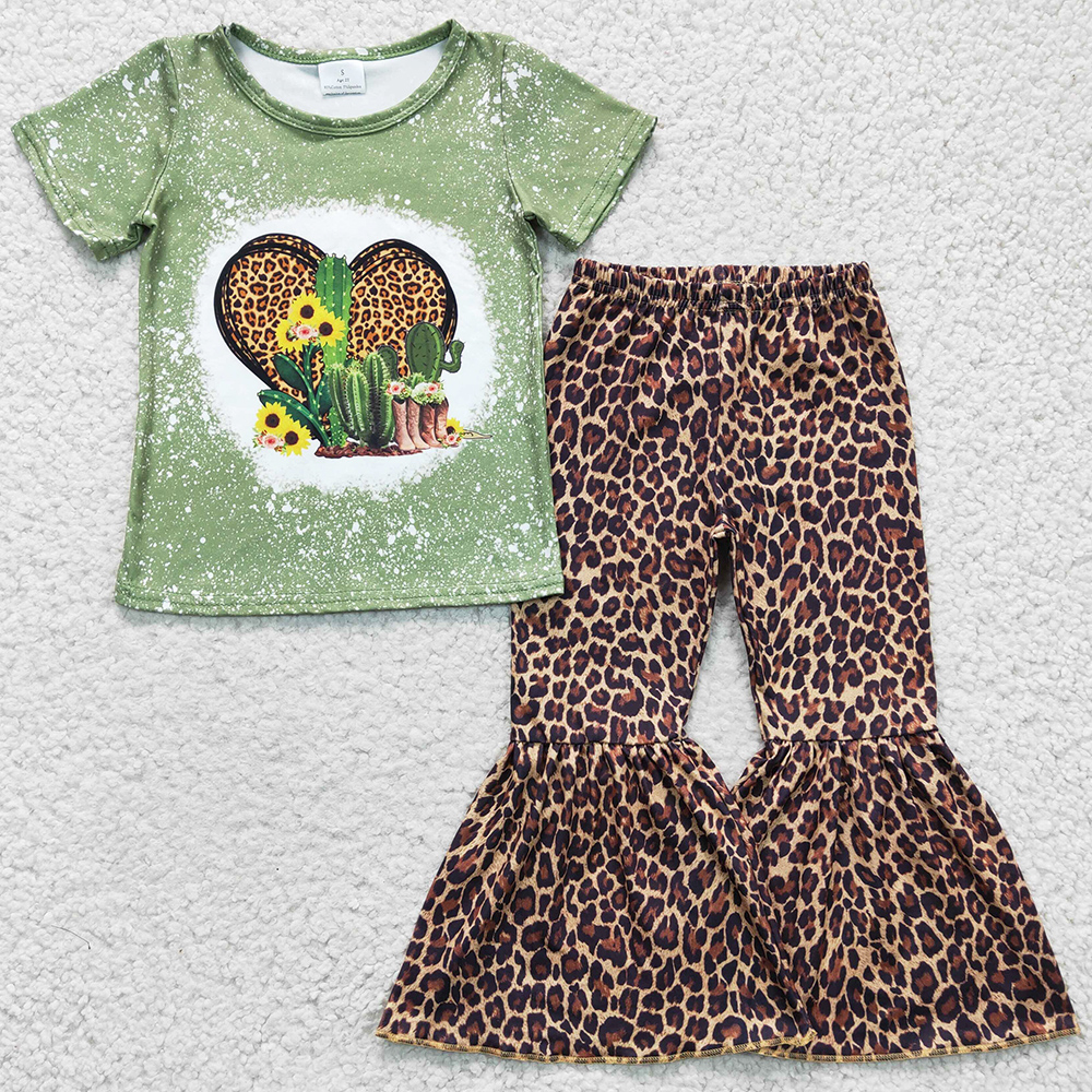 RTS Baby Girl Clothes Set Love Leopard Fashion Girls Bell Bottom Outfits Cactus Boots Print Western Style Kids Children Clothing Outfit, Lemon yellow
RTS Baby Girl Clothes Set Love Leopard Fashion Girls Bell Bottom Outfits Cactus Boots Print Western Style Kids Children Clothing Outfit, Lemon yellow