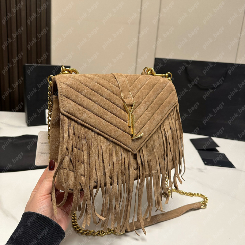 Designer Shoulder Bag Tassel Womens Designers Handbag Chain Strap Woman Luxurys Designers Handbags Cross Body Tote LOULOU KATE Messenger, Brown
Designer Shoulder Bag Tassel Womens Designers Handbag Chain Strap Woman Luxurys Designers Handbags Cross Body Tote LOULOU KATE Messenger, Brown