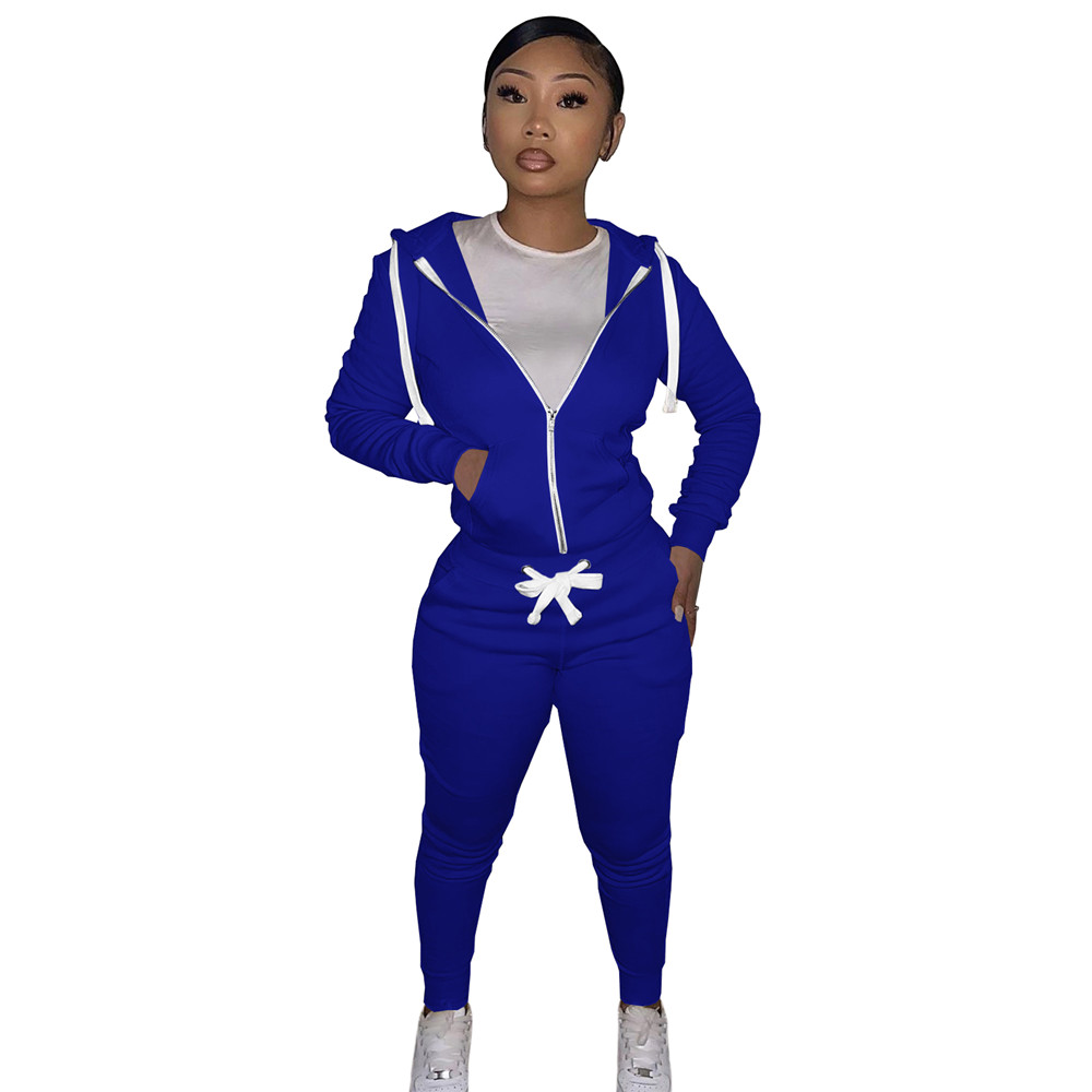 Fall Winter Women Designer Cotton Tracksuits Long Sleeve Sweatsuits 2XL Hooded Jacket and Pants Two Piece Sets Outwork Sportswear Casual Sports suits 