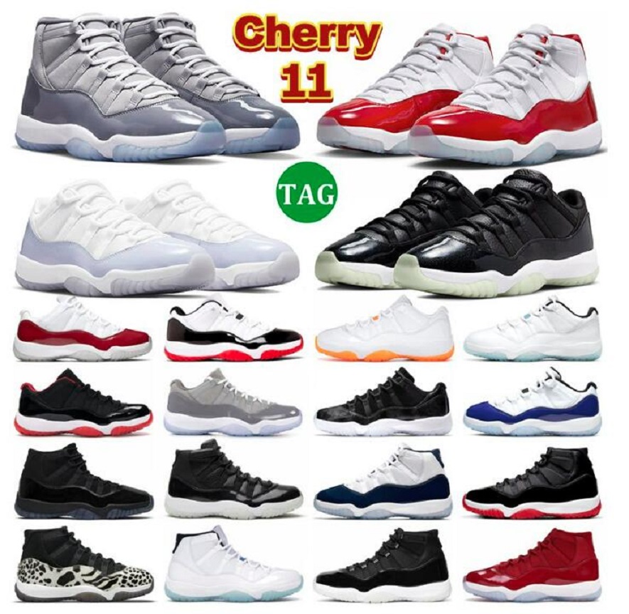 Big kids sneakers 11 13 12 5 Black Cat 4 Designer baby basketball trainers outdoo Original boy girls 11s Basketball Shoes Cherry Pink Cool Grey White Cement 3y7y H25121