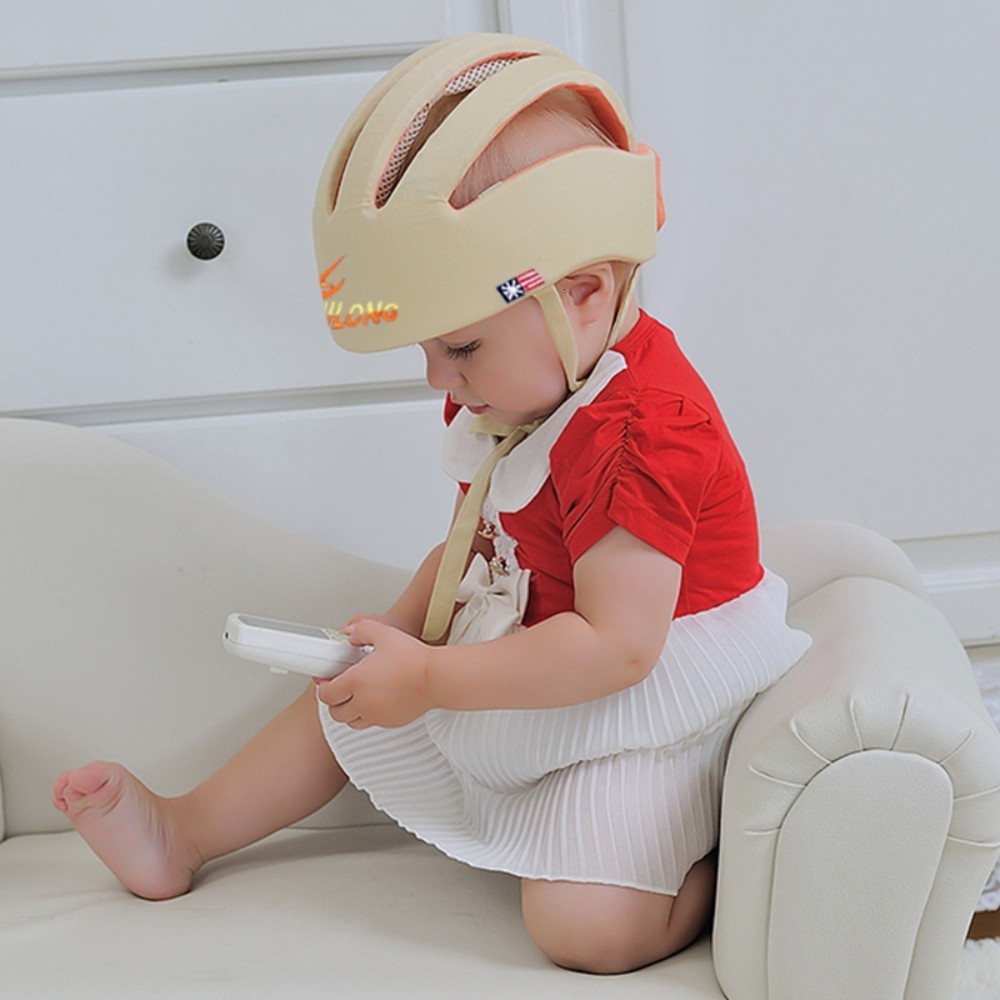 Caps Hats Baby Helmet Safety Protective Helmet For Babies Girl Cotton Infant Protection Hats Children Cap For Boys Girls Capacete Infantil 230111