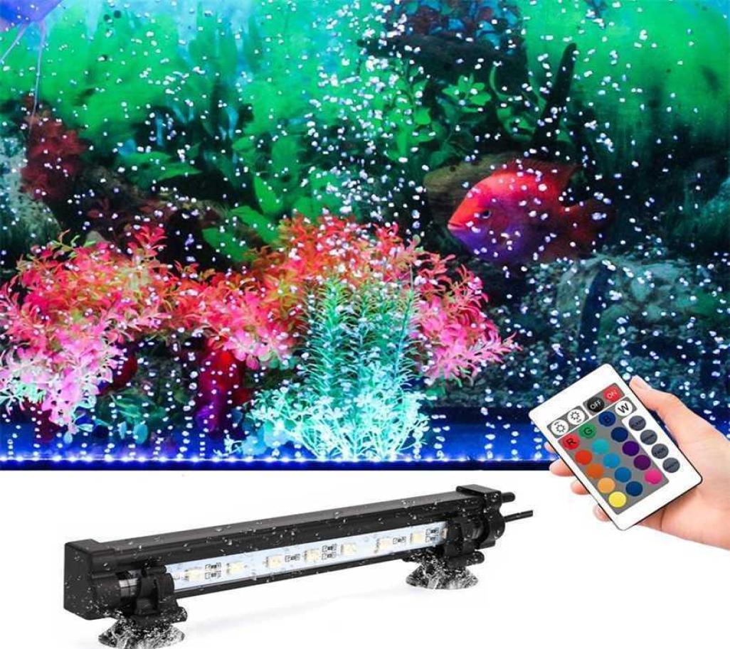 Aquarium Fish Tank Light Waterproof LED Aquatic Air 5050 RGB LED Submersible Lamp Increase Oxygen Air Pump IR Remote EUUS 220
Aquarium Fish Tank Light Waterproof LED Aquatic Air 5050 RGB LED Submersible Lamp Increase Oxygen Air Pump IR Remote EUUS 220