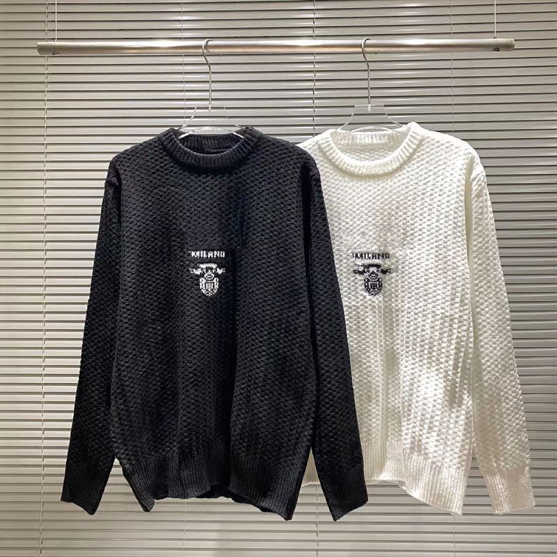 Designer Sweaters Mens Womens Pullover Fashion Classic Letter Print Knitted Round Neck Long Sleeve Sweater, Black
Designer Sweaters Mens Womens Pullover Fashion Classic Letter Print Knitted Round Neck Long Sleeve Sweater, Black