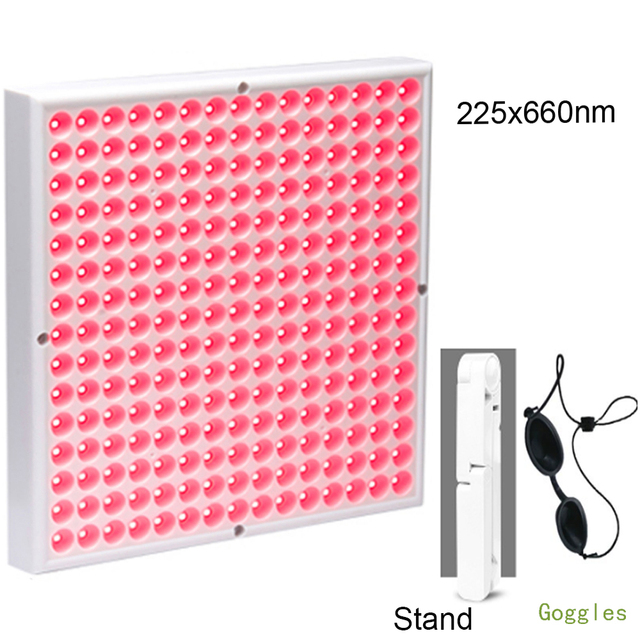 Grow Light Anti Aging 660nm Red Light Therapy LED 850nm Infrared Therapy Light for Skin Pain Relief Switch on/off Red