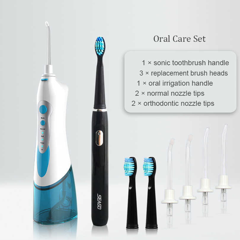 Oral Irrigators Other Hygiene Professional Water Flosser Jet 180mL Portable Irrigation Rechargeable Dental Tooth Floss Teeth Whitening Care Set 221215