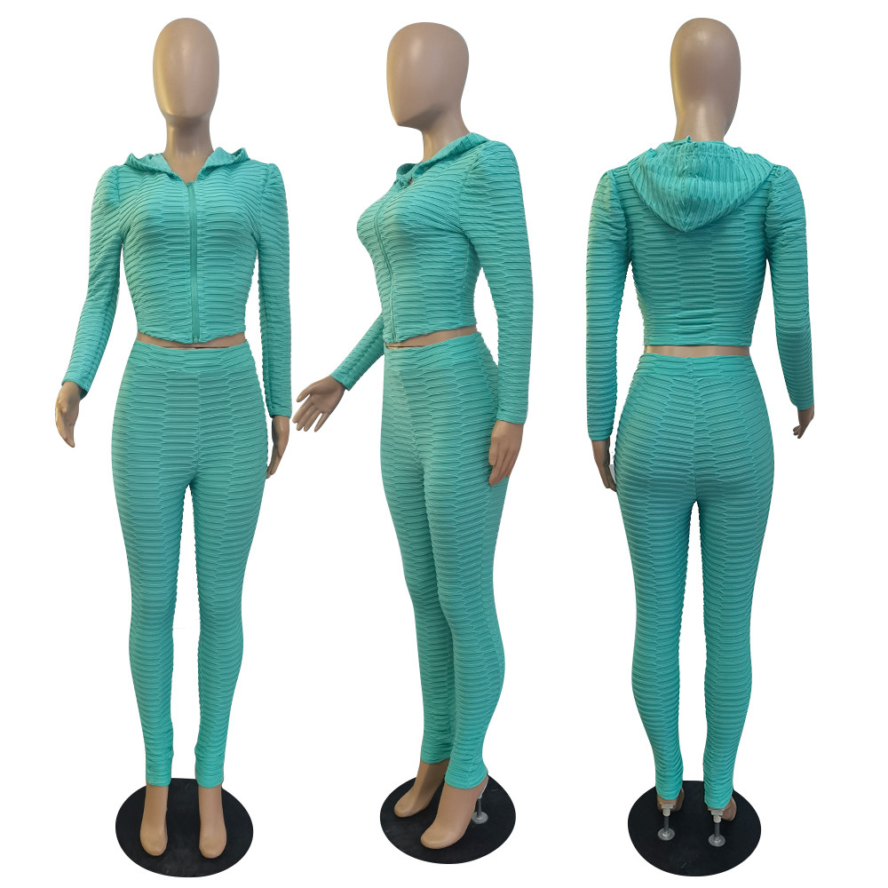 Fall Winter Women Tracksuits Long Sleeve Outfits Hooded Jacket and pants Two Piece Sets Outwork High Strech Sportswear Casual Fitness Yoga Suits Sweat