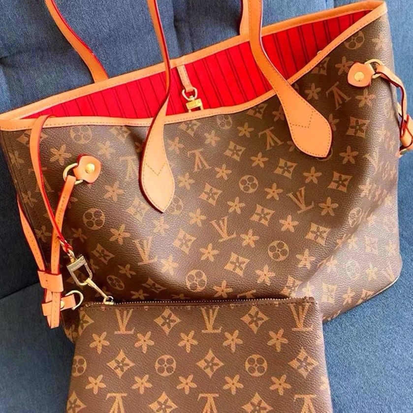 Women bags 2pcs/set Brand Top qualitys Paris style Famous designer handbags L flower women luxury bag high-end womens Tote louise Purse Crossbody viuton handbag