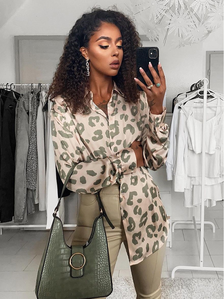 Women's Blouses Shirts women satin blouse long sleeve zebra print shirts vintage office ladies tops femme chandails fashion blusa de mujer Chanda