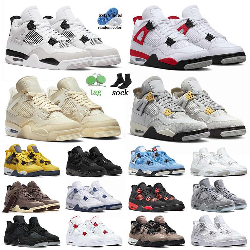 2023 Military Blacks 4 Basketball Shoes Jumpman 4s Red Cement Sail Photon Dust Black Cat University Blue White Oreo A Ma Maniere Violet Ore Sneakers Outdoor Mens Women, A16 kaws grey 40-47
2023 Military Blacks 4 Basketball Shoes Jumpman 4s Red Cement Sail Photon Dust Black Cat University Blue White Oreo A Ma Maniere Violet Ore Sneakers Outdoor Mens Women, A16 kaws grey 40-47