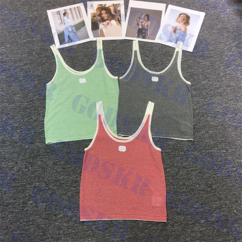 Small Logo Sling Tanks Womens Designer Camis Stripe Print Tops For Women Classic Style Knitwear Sweatshirt, Please contact me real pic
Small Logo Sling Tanks Womens Designer Camis Stripe Print Tops For Women Classic Style Knitwear Sweatshirt, Please contact me real pic