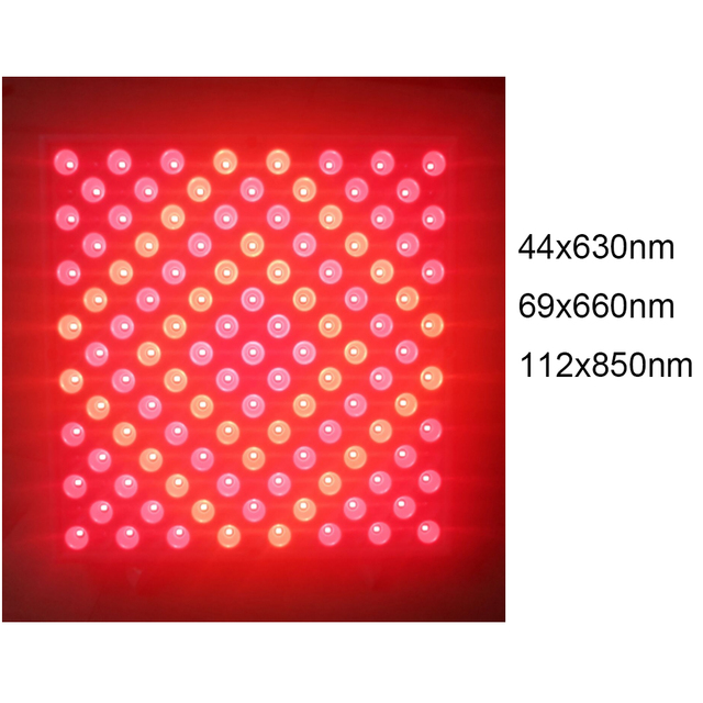 Grow Light Anti Aging 660nm Red Light Therapy LED 850nm Infrared Therapy Light for Skin Pain Relief Switch on/off Red