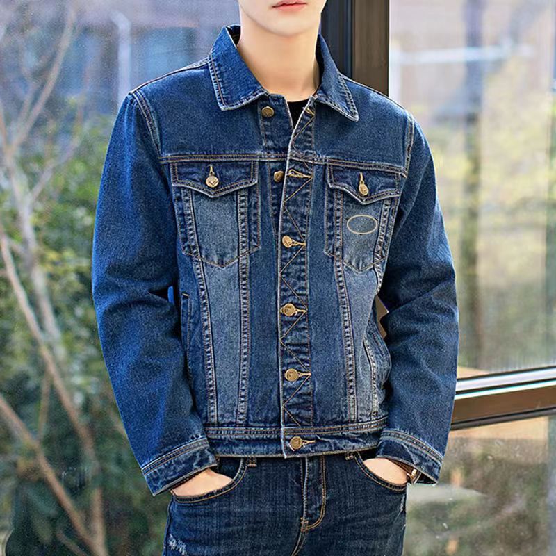 Denim Coat Man Jacket Coats Denims Vintage Style Mens Coat Jeans Spring Autumn Designer Jackets Outwears, Blue2
Denim Coat Man Jacket Coats Denims Vintage Style Mens Coat Jeans Spring Autumn Designer Jackets Outwears, Blue2