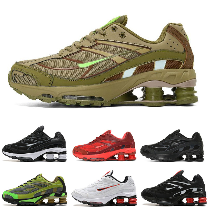 Mens Women ShoxRide Running Shoes Athletic Sneakers Trainers Triple Black Reflect Silver Summit White Pink Green Red Medium Olive Outdoor Sports, 05
Mens Women ShoxRide Running Shoes Athletic Sneakers Trainers Triple Black Reflect Silver Summit White Pink Green Red Medium Olive Outdoor Sports, 05