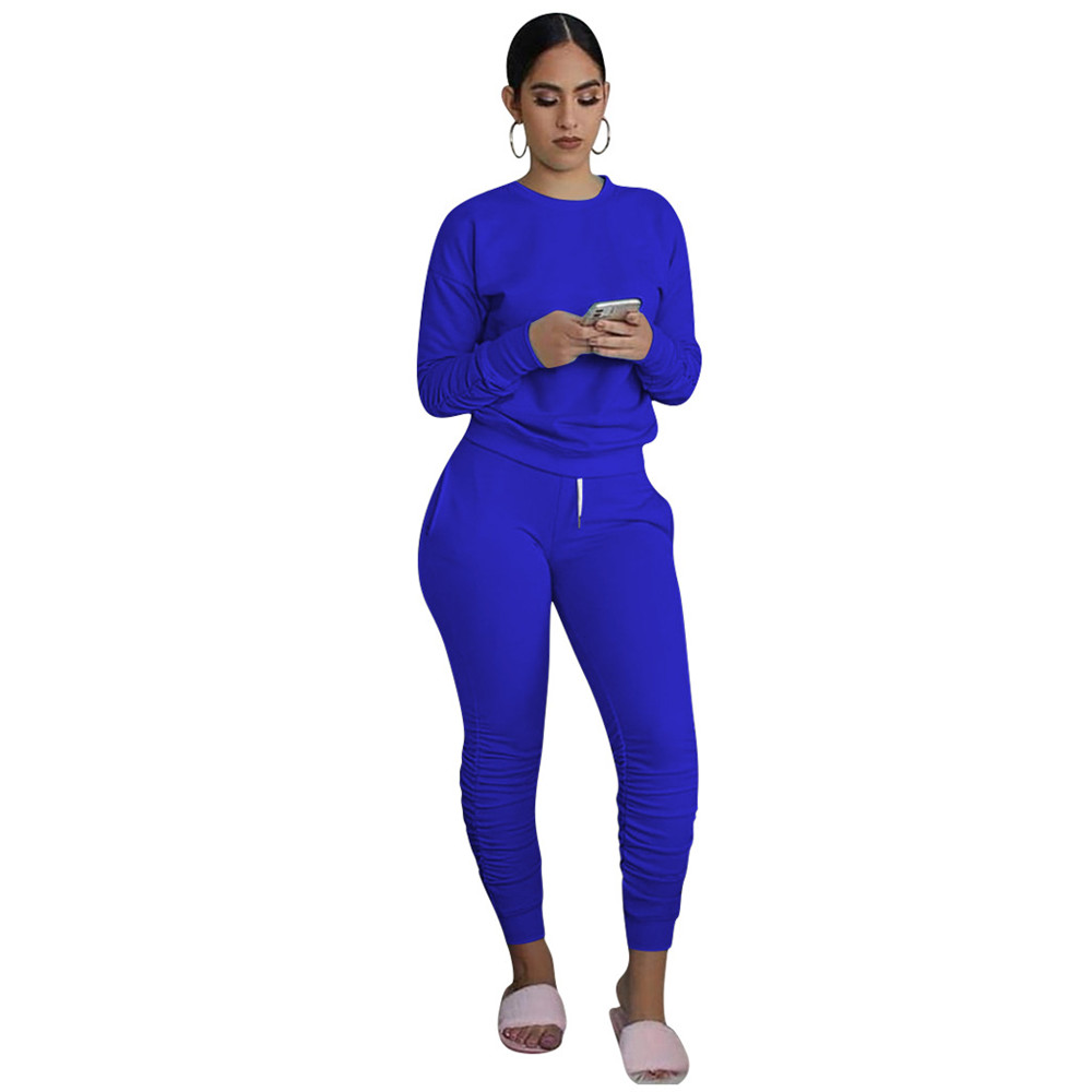 Designer Fall Winter Women Tracksuits Long Sleeve Outfits Pullover Sweatshirt pants Two Piece Sets Outwork Sportswear Casual Jogger suits Solid Sweats