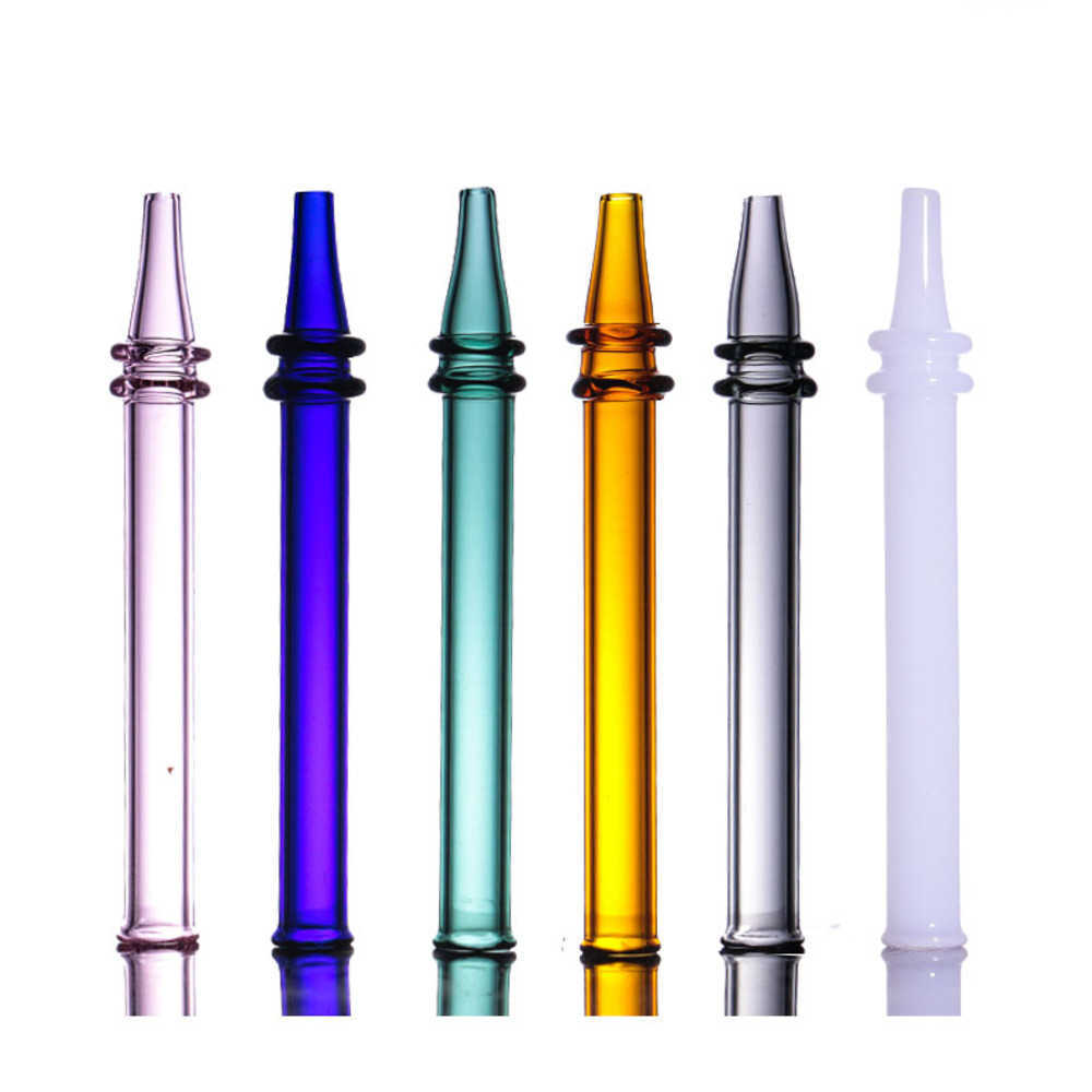 Simple Glass Colord Nector Collector Mouth Pieces Wax Dab Straw Smkoing Accessories heady Glass Pipe hand Made NC pipe
Simple Glass Colord Nector Collector Mouth Pieces Wax Dab Straw Smkoing Accessories heady Glass Pipe hand Made NC pipe