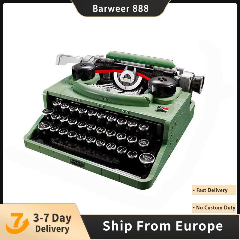 Nostalgic Retro Typewriter Printer Model Building Blocks Brick Toys Kids Birthday Gift Set 2079PCS Creative Ideas Series Compatible 21327
Nostalgic Retro Typewriter Printer Model Building Blocks Brick Toys Kids Birthday Gift Set 2079PCS Creative Ideas Series Compatible 21327