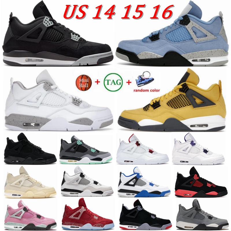 2023 Designer men women basketball shoes 4 4s Military Black Cat Red Thunder Sail University Blue White Oreo Fire Pure Money Midnight Navy mens sneakers, 48
2023 Designer men women basketball shoes 4 4s Military Black Cat Red Thunder Sail University Blue White Oreo Fire Pure Money Midnight Navy mens sneakers, 48