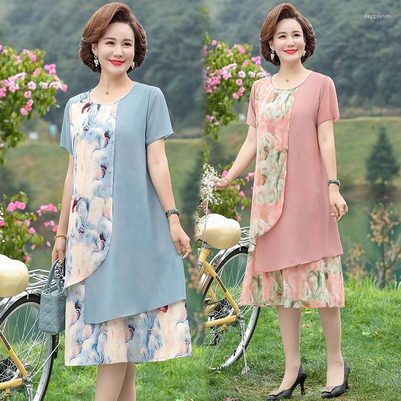 Party Dresses Moms Summer Dress 2023 Style Wide Lady Western Noble Middle-aged And Elderly Womens Short-sleeved Midi Vestidos, Pink
Party Dresses Moms Summer Dress 2023 Style Wide Lady Western Noble Middle-aged And Elderly Womens Short-sleeved Midi Vestidos, Pink