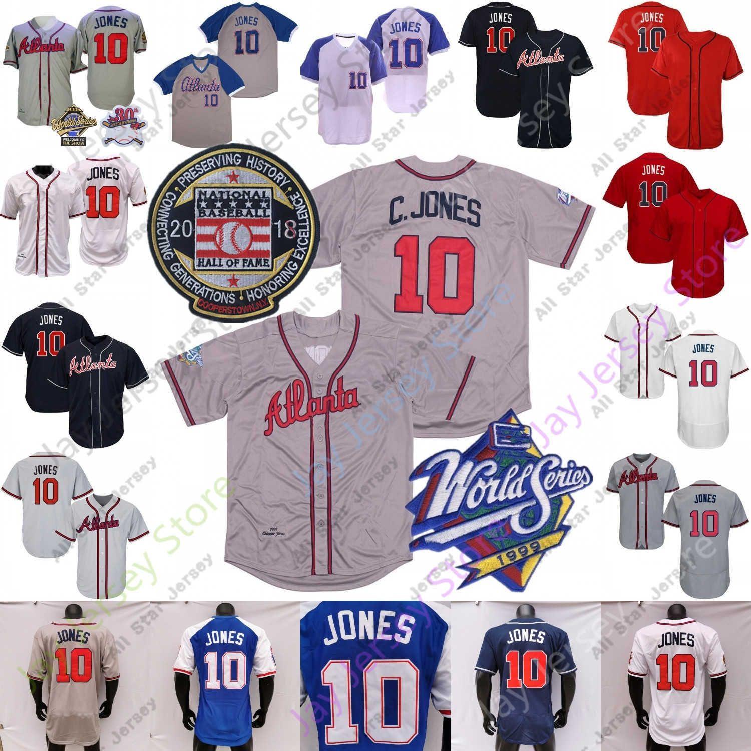 CUSTOM Baseball Jerseys Chipper Jones Jersey 1995 WS White Grey Vintage 2018 Hall Of Fame Retirement Patch Cream Navy Red Pullover Size S-3X, Red player version
CUSTOM Baseball Jerseys Chipper Jones Jersey 1995 WS White Grey Vintage 2018 Hall Of Fame Retirement Patch Cream Navy Red Pullover Size S-3X, Red player version