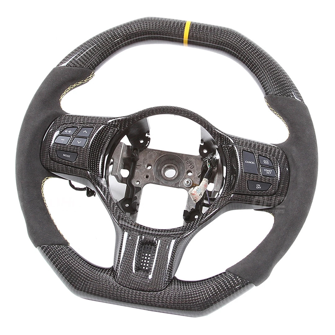Car Interior Accessories Steering Wheel for Mitsubishi Evo Real Carbon Steering System