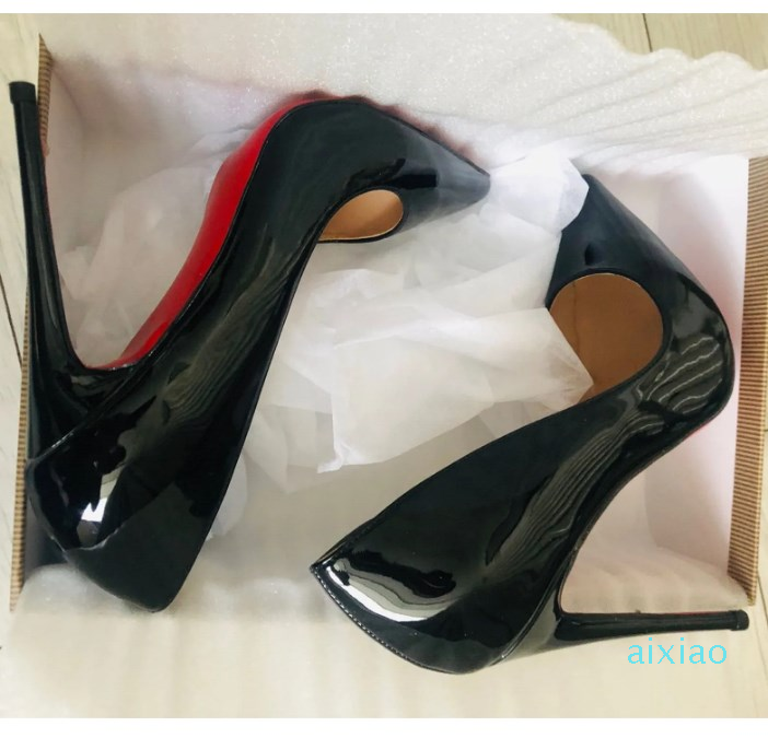 Brand Pumps Women High Heel Pointed Shoes Shiny Sexy Shallow Black Patent Leather Dress Shoes 34, Dark nude
Brand Pumps Women High Heel Pointed Shoes Shiny Sexy Shallow Black Patent Leather Dress Shoes 34, Dark nude
