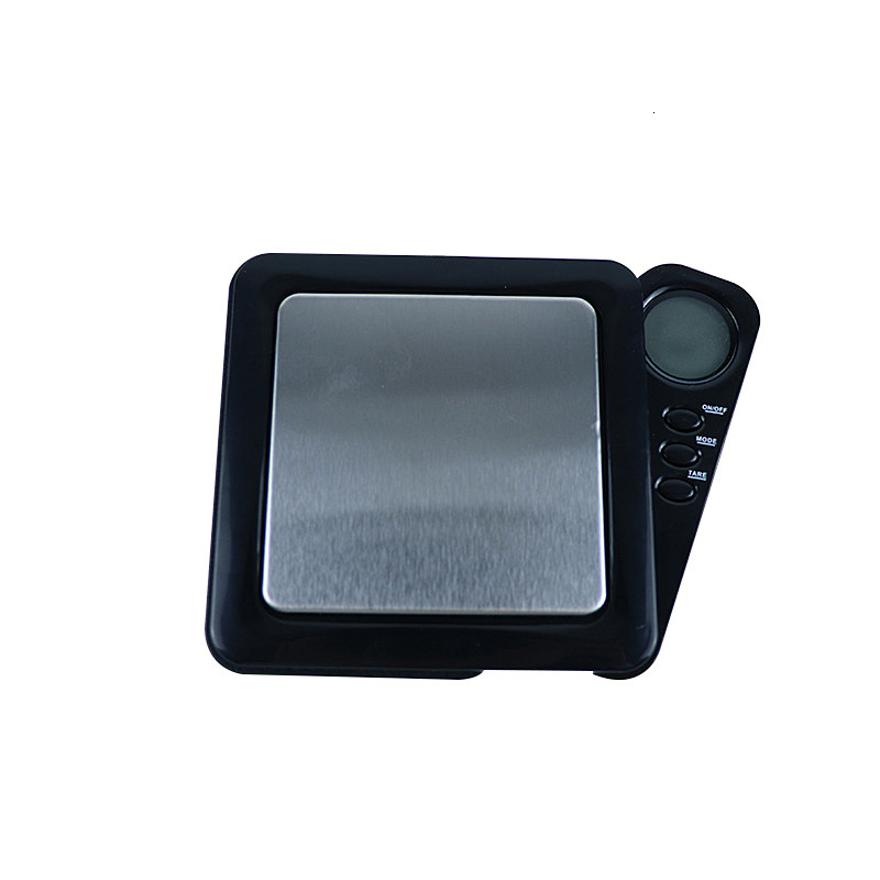 Scales Side Flip Display Square Palm Portable Jewelry Gold Retractable Screen Mini Pocket 230112
