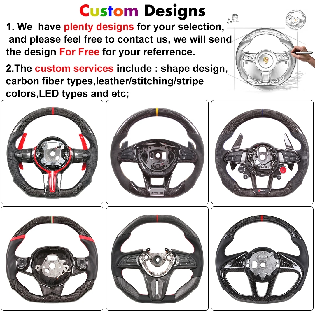 Carbon Fiber Racing Sport Steering Wheels For Hyundai Coupe Steering System