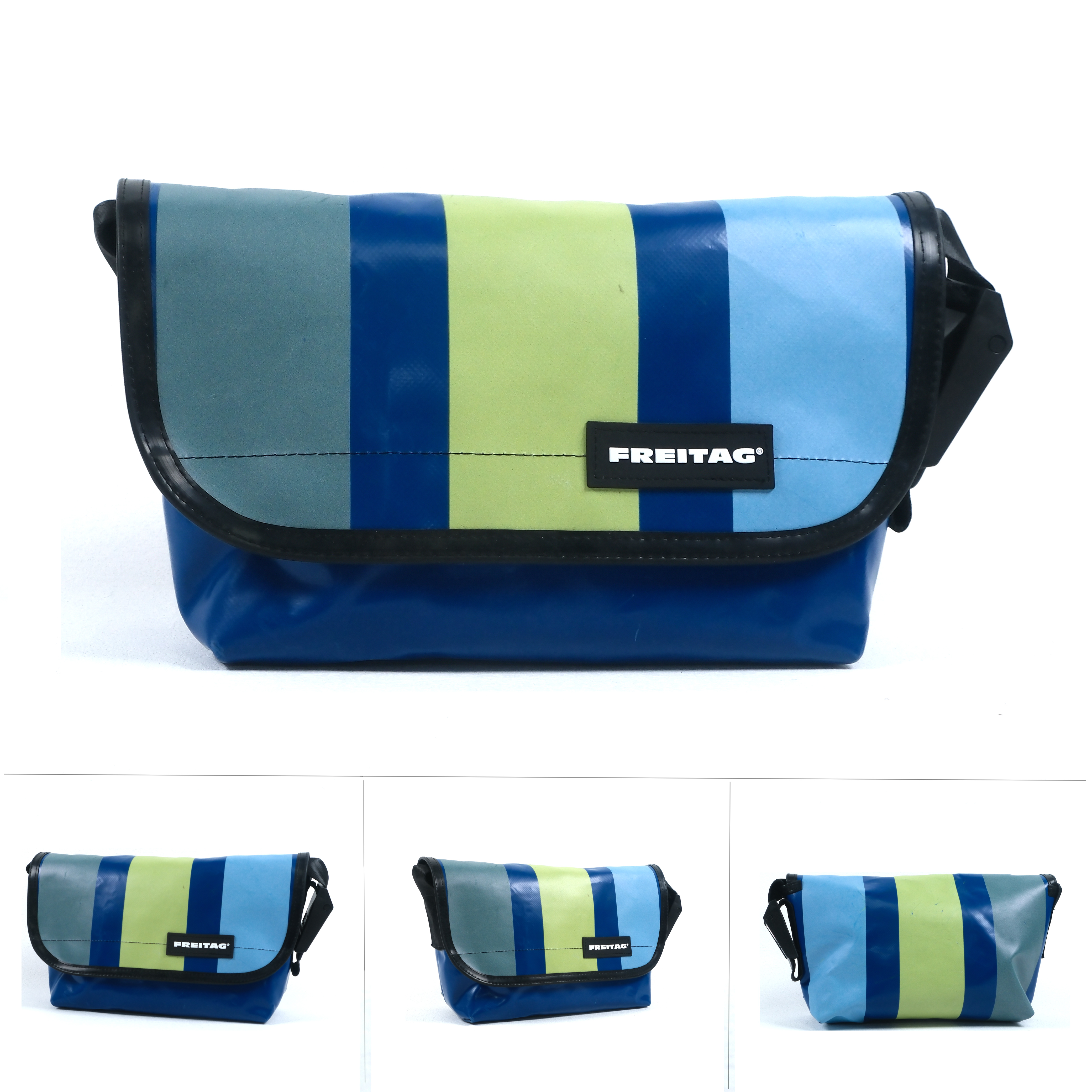FREITAG Swiss environmental protection trend bag Leisure fashion men's and women's one-shoulder outdoor sports waterproof tarpaulin messenger bag, Blue2
FREITAG Swiss environmental protection trend bag Leisure fashion men's and women's one-shoulder outdoor sports waterproof tarpaulin messenger bag, Blue2