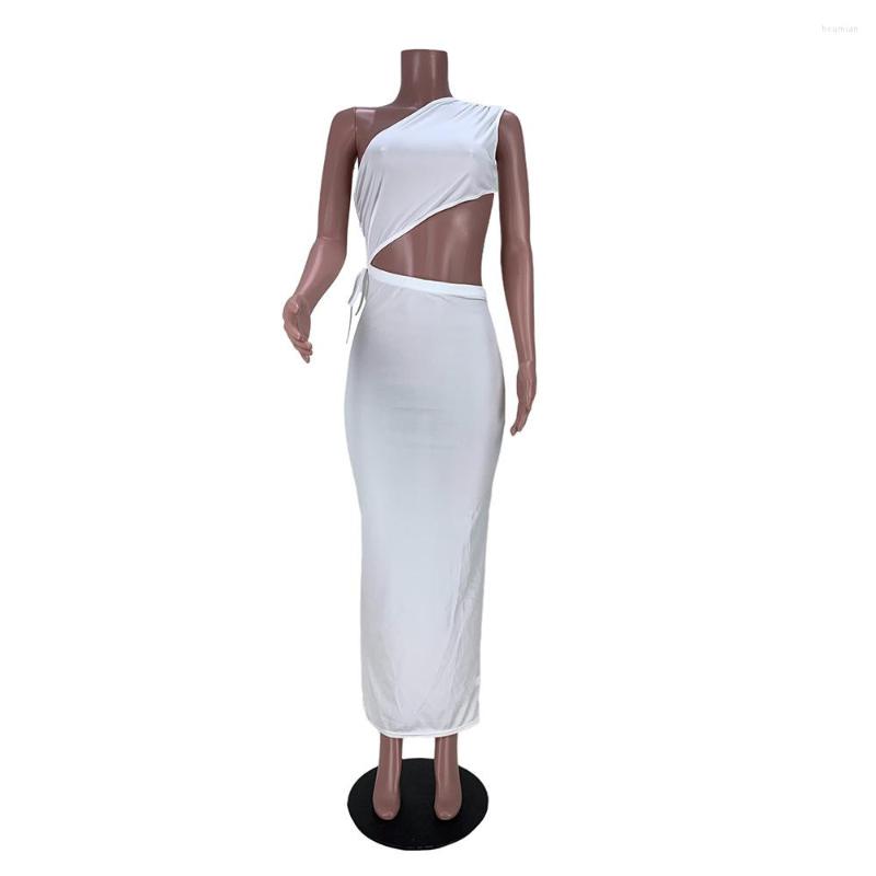 Women's Two Piece Pants 2023 Casual Women Set Tracksuit One Shoulder Solid Color Crop Top And Long Sportsuit Matching Suit Drop