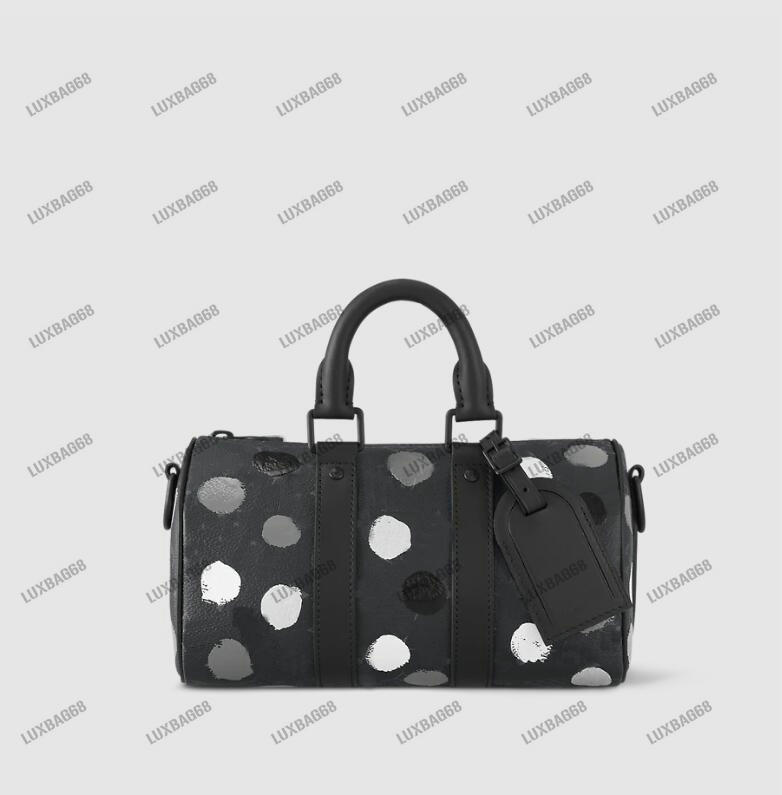 Mini Keepall 25 Dots Shoulder Bag 2023SS Yayoi Kusama YK BANDOULIERE 25 Sunrise Handbag Luxury Designer Graffiti Green Crossbody For Men, 01
Mini Keepall 25 Dots Shoulder Bag 2023SS Yayoi Kusama YK BANDOULIERE 25 Sunrise Handbag Luxury Designer Graffiti Green Crossbody For Men, 01