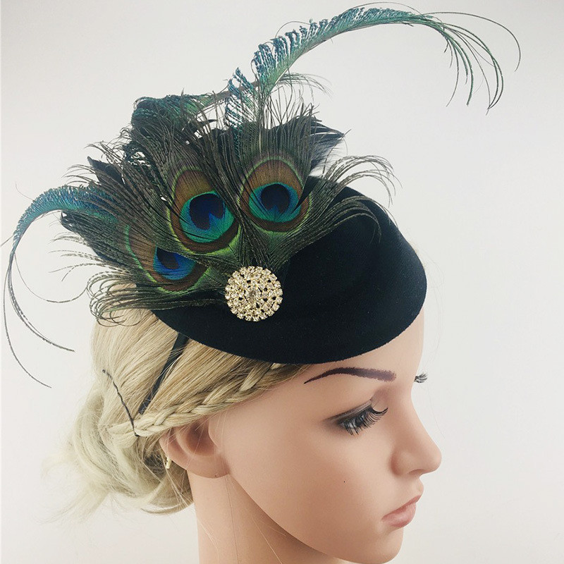 Hair Clips Barrette Peacock Feather Fascinator Wedding Bridal Headpiece Hat Evening Party Cap Fedoras Headband 230112
Hair Clips Barrette Peacock Feather Fascinator Wedding Bridal Headpiece Hat Evening Party Cap Fedoras Headband 230112