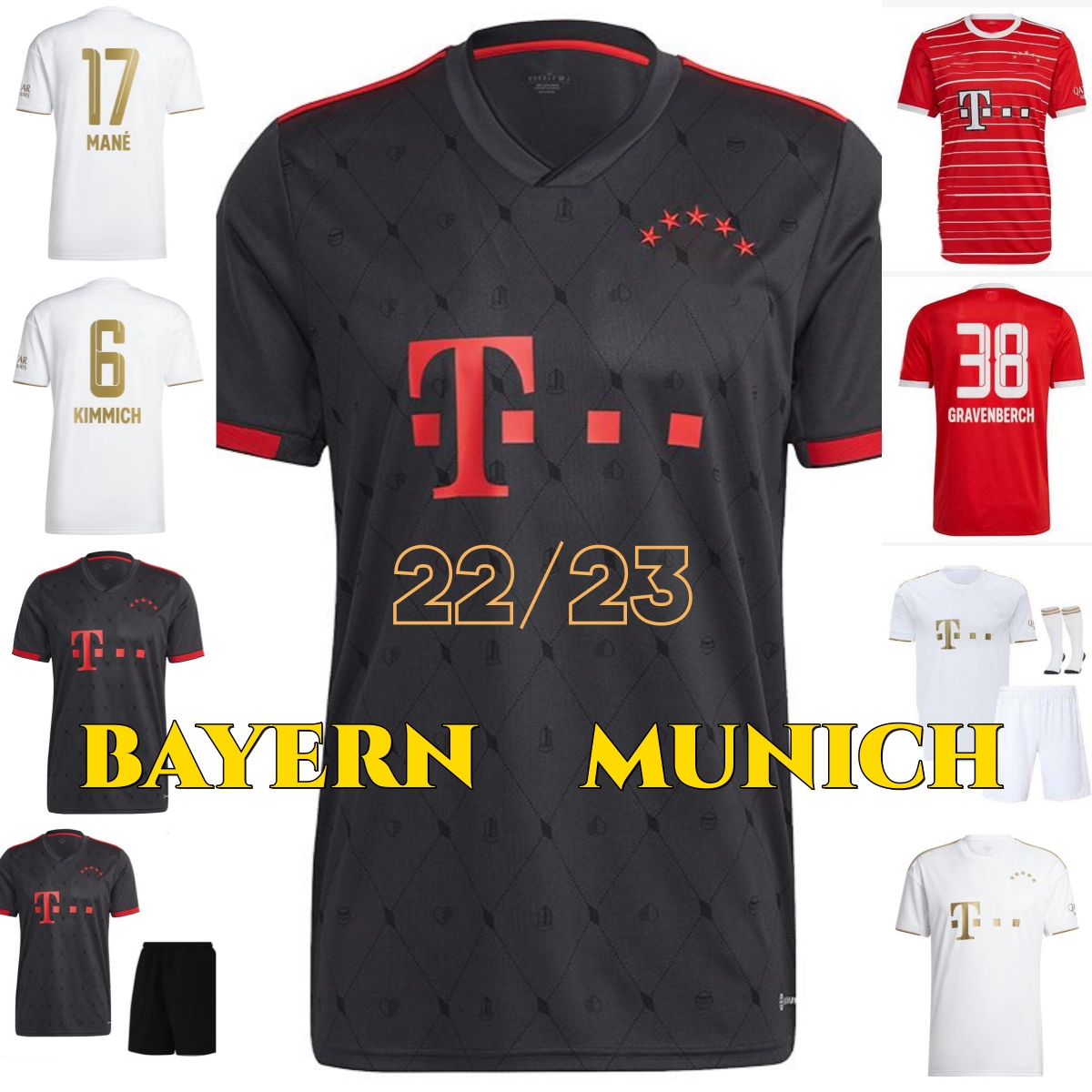 DE LIGT MANE Soccer Jerseys fans tees 23 GRAVENBERCH SANE BAYERN MUNICH 2022 2023 fans player Mazraoui MULLER KIMMICH GNABRY football shirt COMAN Mens Jersey Kids, Home kids
DE LIGT MANE Soccer Jerseys fans tees 23 GRAVENBERCH SANE BAYERN MUNICH 2022 2023 fans player Mazraoui MULLER KIMMICH GNABRY football shirt COMAN Mens Jersey Kids, Home kids