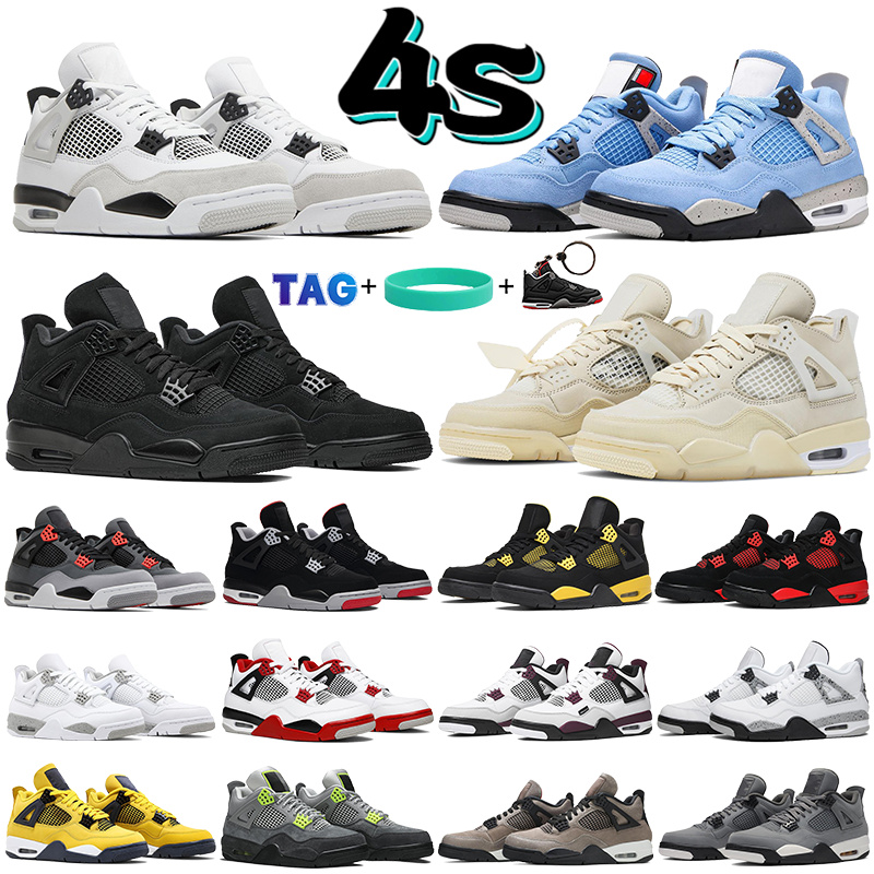 4s Basketball Shoes for Men Women Jumpman 4 Designer Shoe Outdoor Sports Sneakers Military Black Cat University Blue Bred White Cement Violet Ore Thunder Trainers, #46- guava ice
4s Basketball Shoes for Men Women Jumpman 4 Designer Shoe Outdoor Sports Sneakers Military Black Cat University Blue Bred White Cement Violet Ore Thunder Trainers, #46- guava ice