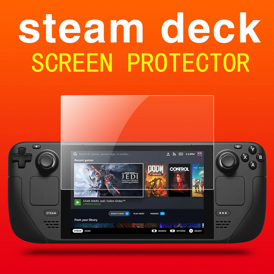 Screen Protector For Steam Deck Valve Game Play Transparent 9H Tempered Glass Cover Accessories With Package
Screen Protector For Steam Deck Valve Game Play Transparent 9H Tempered Glass Cover Accessories With Package